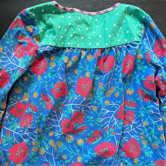 Matilda Jane Make Believe I Believe Tunic Long Sleeve Boho Blue Girls Size 10 - Picture 10 of 10